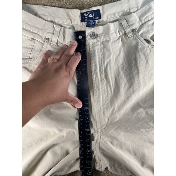 Polo Ralph Lauren, Men's Casual Workwear 5 Pocket Beige Pants Size 40x32 RN41381 - Picture 6 of 10